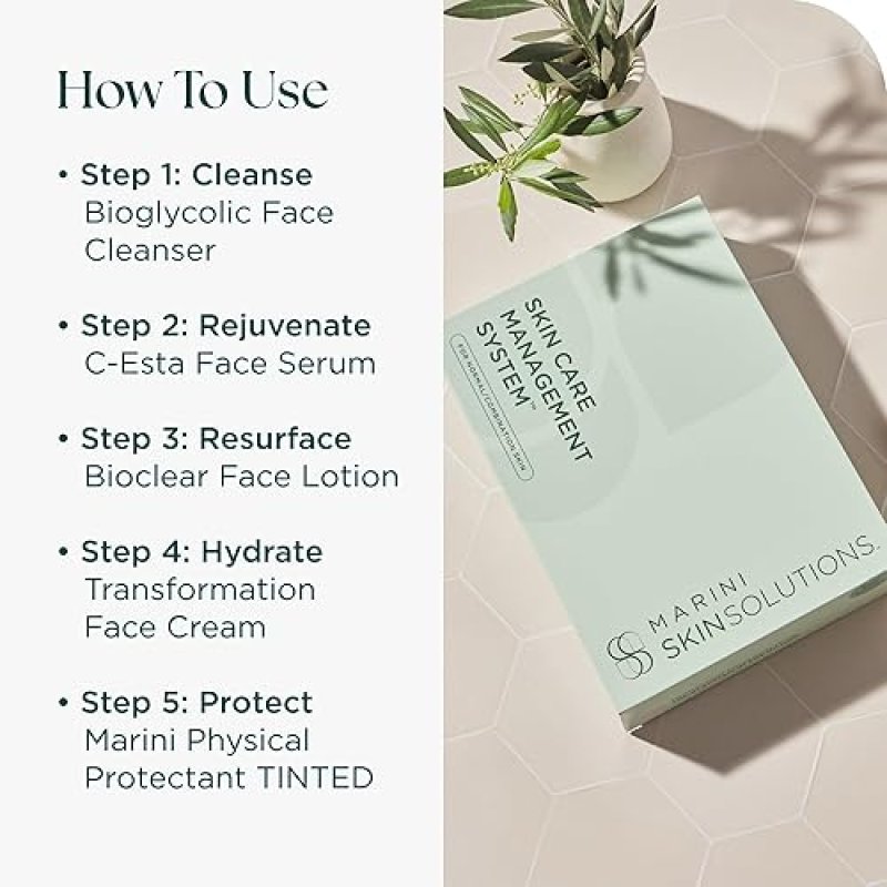 MARINI SKINSOLUTIONS TINTED SPF 45 PHYSICAL PROTECTANT FOR NORMAL TO COMBINATION SKIN, USA MADE