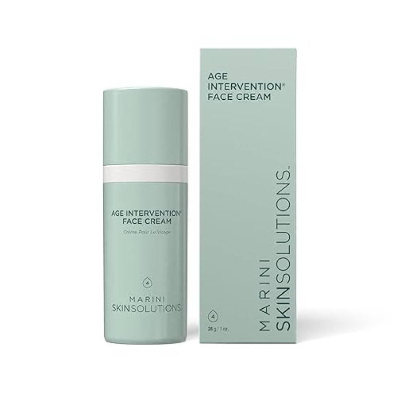 MARINI SKINSOLUTIONS AGE INTERVENTION FACE CREAM - ANTI-AGING, HYDRATING, WRINKLE REDUCER 1 OZ