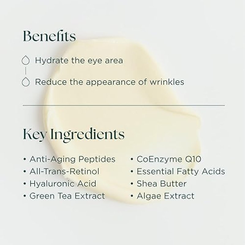 MARINI SKINSOLUTIONS AGE INTERVENTION EYE CREAM - ANTI-AGING, FINE LINE WRINKLE REDUCER, 0.5 OZ