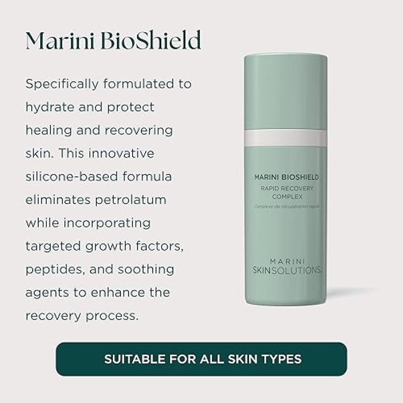MARINI SKINSOLUTIONS BIOSHIELD 1OZ RAPID HEALING, HYDRATING ANTI-AGING SKIN RECOVERY COMPLEX