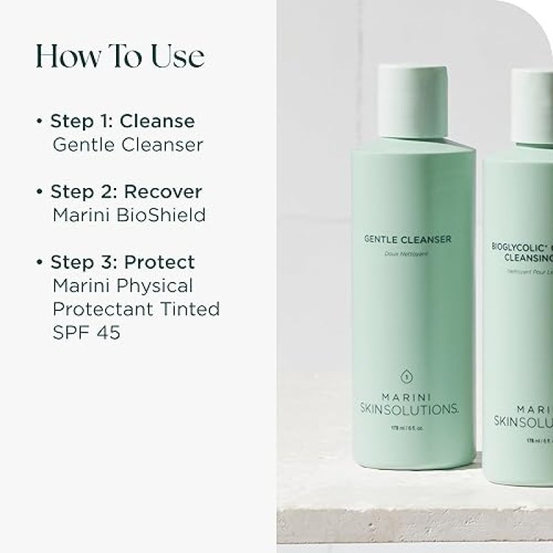 MARINI SKINSOLUTIONS POSTTX 2 RECOVERY SYSTEM CALMS, HYDRATES PROTECTS SKIN AFTER TREATMENTS