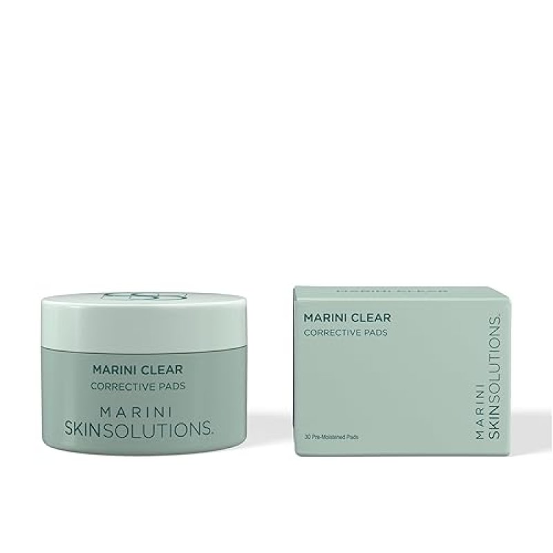MARINI SKINSOLUTIONS CLEAR CORRECTIVE PADS FOR BLEMISH-PRONE SKIN WITH SALICYLIC ACID - 30 COUNT