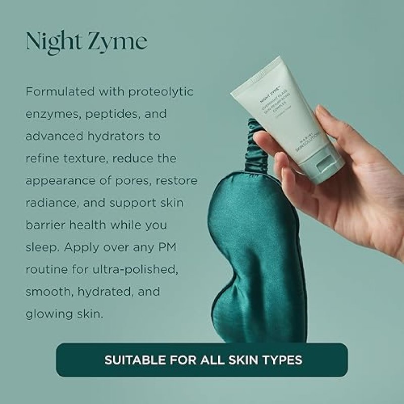 MARINI SKINSOLUTIONS NIGHT ZYME OVERNIGHT FACE MASK WITH PAPAYA ENZYMES PEPTIDES 1.7OZ