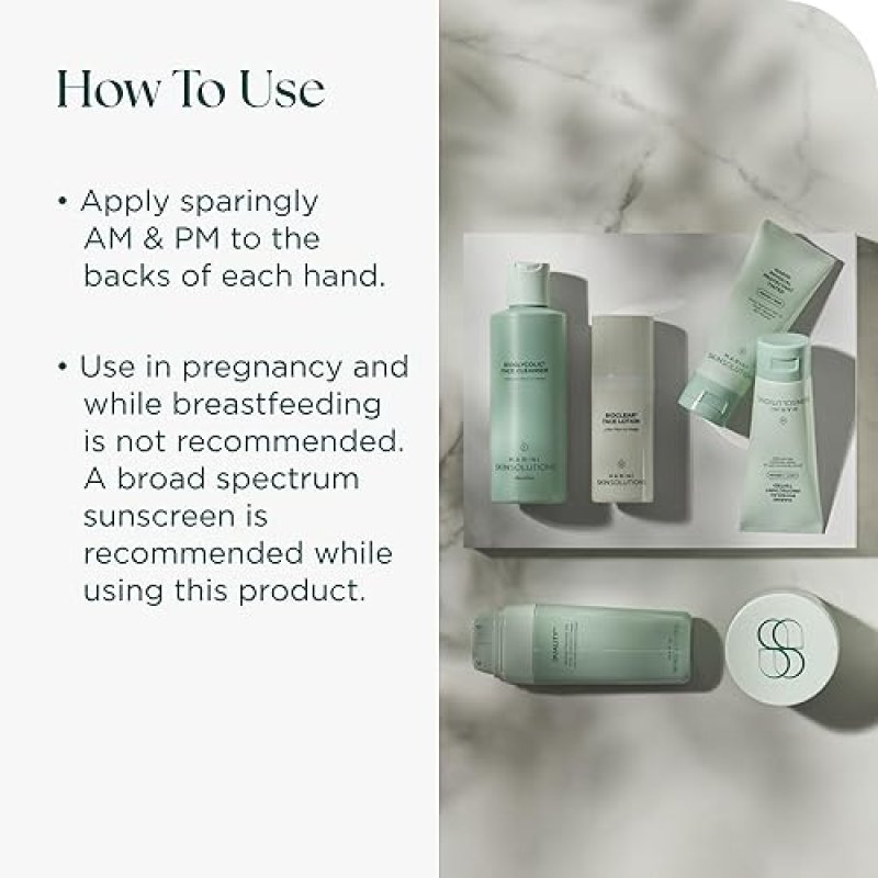 MARINI SKINSOLUTIONS RENU HAND COMPLEX WITH RETINOL VITAMIN C FOR WRINKLES TEXTURE - 1 OZ