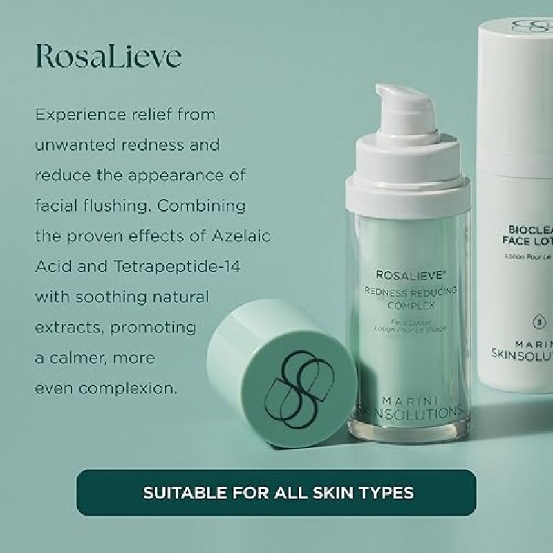 MARINI SKINSOLUTIONS ROSALIEVE REDNESS REDUCING FACE LOTION WITH AZELAIC ACID PEPTIDES