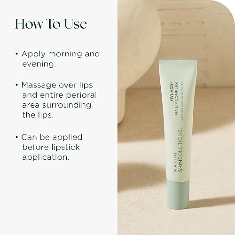 MARINI SKINSOLUTIONS HYLA3D HA LIP COMPLEX - ANTI-AGING, HYDRATING LIP TREATMENT WITH RETINOL PEPTID