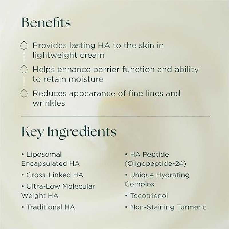 MARINI SKINSOLUTIONS HYLA3D FACE CREAM WITH PATENTED HYALURONIC ACID HYDRATES, FIRMS, PROTECTS ALL S