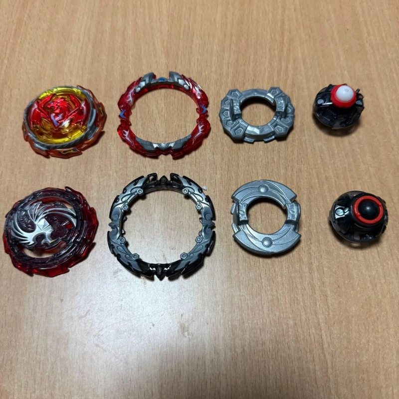 BEYBLADE BURST SET CASE INCLUDED USED EXCELLENT CONDITION