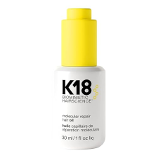 K18 MOLECULAR REPAIR HAIR OIL WEIGHTLESS, STRENGTHENING FORMULA FOR ALL HAIR TYPES, 1 FL OZ