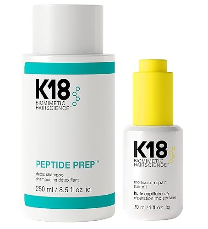 K18 DETOX SHAMPOO WEIGHTLESS HAIR STRENGTHENING OIL BUNDLE COLOR SAFE CLARIFYING HAIR CARE