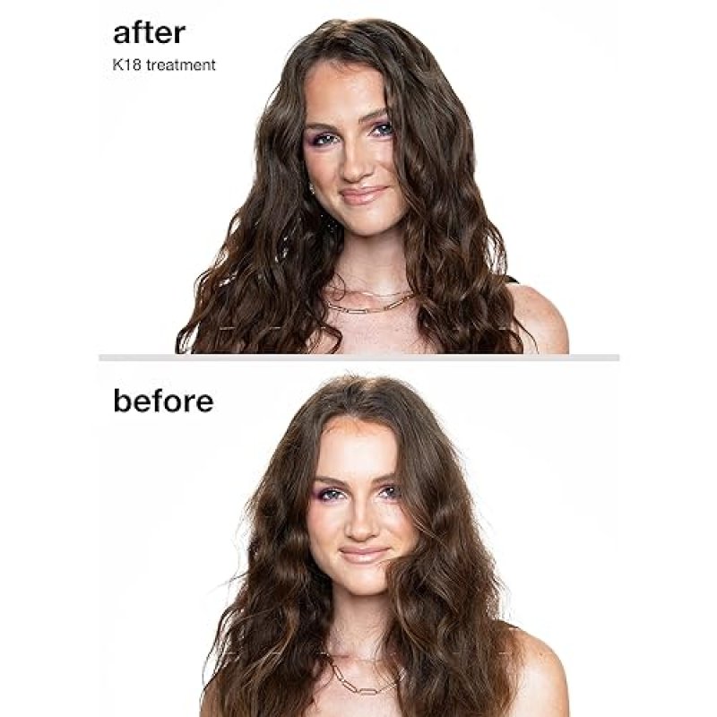 K18 LEAVE-IN REPAIR HAIR MASK 4-MINUTE TREATMENT FOR COLOR HEAT DAMAGED HAIR, 50ML 15ML