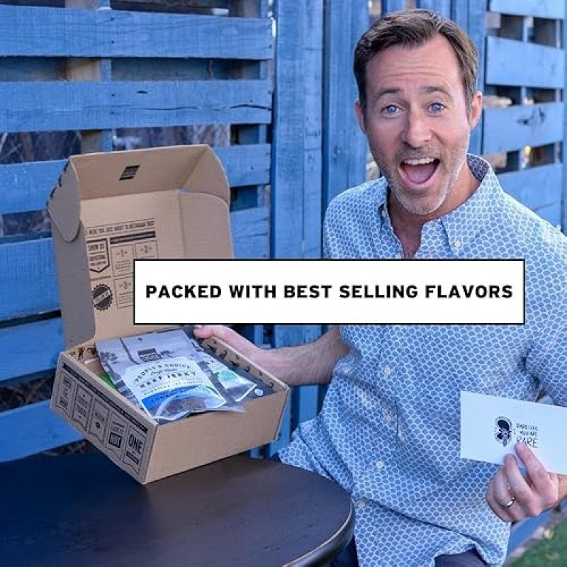 PEOPLE S CHOICE SWEET TOOTH BEEF JERKY VARIETY PACK HIGH PROTEIN MEAT SNACK, 4 BAGS, USA MADE