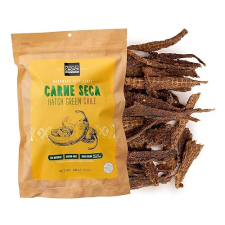 PEOPLE S CHOICE BEEF JERKY CARNE SECA HATCH GREEN CHILE 13G PROTEIN SUGAR FREE KETO 1LB BAG