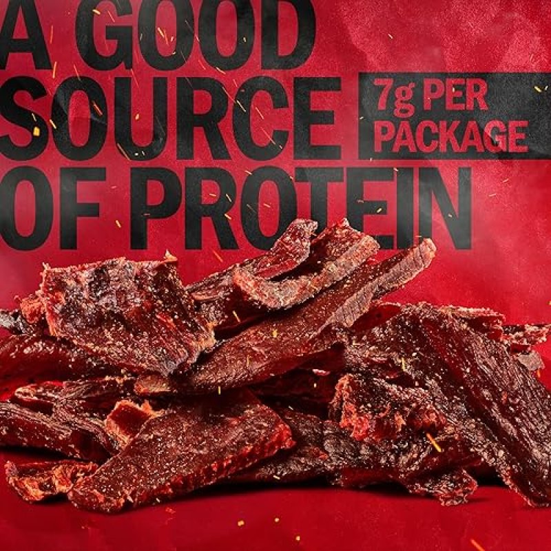 JACK LINKS ORIGINAL BEEF JERKY MULTIPACK - 100 REAL BEEF PROTEIN SNACKS, 20 PACK, 7G PROTEIN