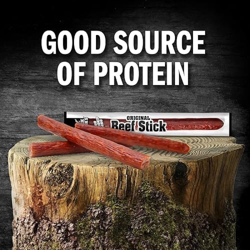 JACK LINKS ORIGINAL BEEF STICKS - 100 BEEF PROTEIN SNACK, KETO FRIENDLY, 20 COUNT 0.92OZ