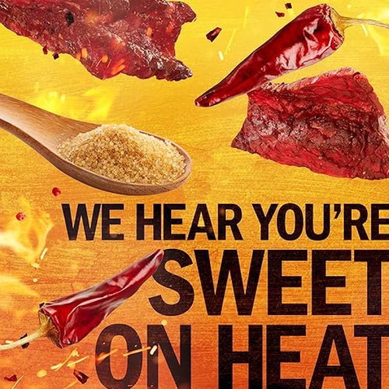 JACK LINKS SWEET HOT BEEF JERKY 9OZ PACK OF 2 - HIGH PROTEIN, READY-TO-EAT MEAT SNACKS