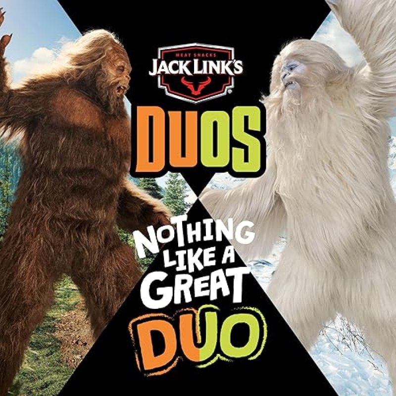 JACK LINKS DUOS JALAPEñO MANGO BEEF JERKY SNACK PACKS, 9G PROTEIN, 3.25OZ, 8 COUNT BULK