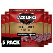 JACK LINKS ORIGINAL BEEF JERKY MULTIPACK 5 INDIVIDUAL 0.625OZ PACKS, 7G PROTEIN EACH