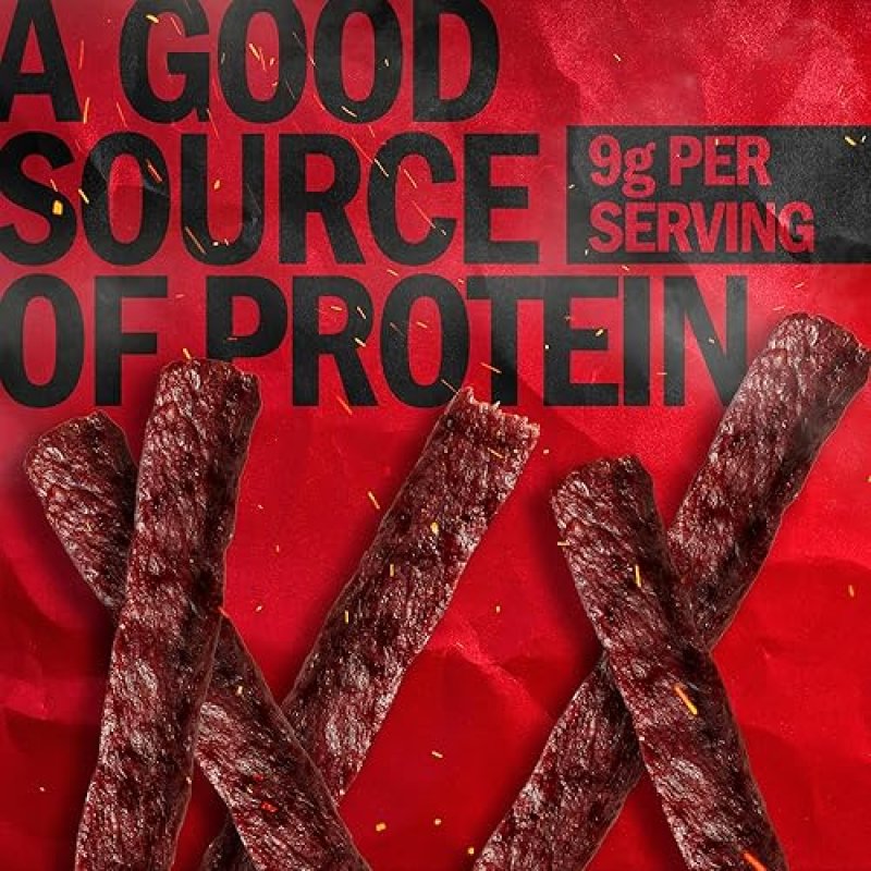 JACK LINKS TERIYAKI BEEF STEAK PROTEIN SNACKS - 9G PROTEIN, 100 BEEF, KETO FRIENDLY, 12 PACK