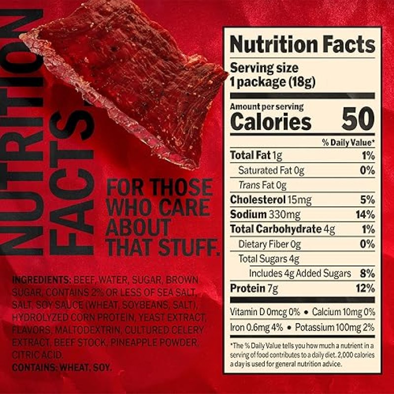 JACK LINKS ORIGINAL BEEF JERKY MULTIPACK, 48 PACKS, 7G PROTEIN, 100 BEEF, READY-TO-EAT SNACKS