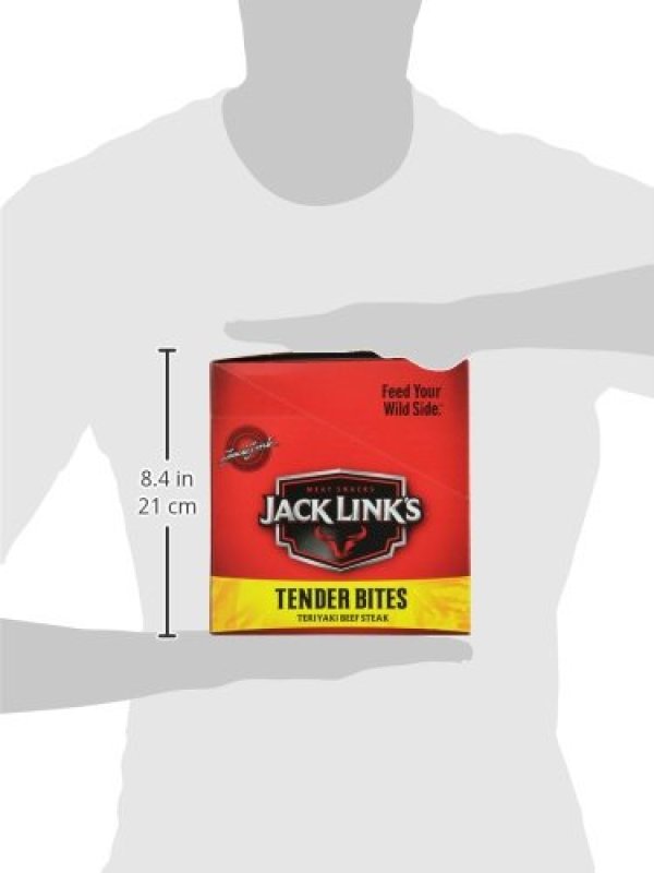 JACK LINKS TERIYAKI BEEF STEAK TENDER BITES, PREMIUM CUTS, 1.25OZ PACK OF 10