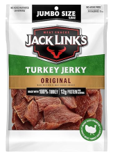 JACK LINKS ORIGINAL TURKEY JERKY 5.85OZ HIGH PROTEIN, LOW CALORIE, NO MSG, NITRATE-FREE