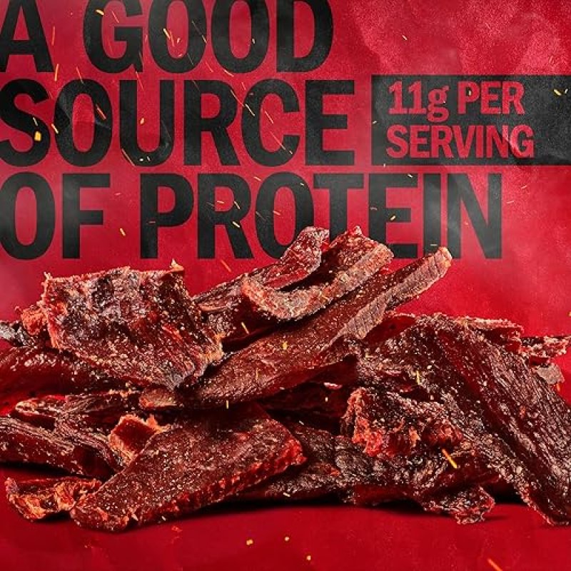 JACK LINKS TERIYAKI BEEF JERKY 2-PACK, 9 OZ BAGS - HIGH PROTEIN SNACK, 100 REAL BEEF