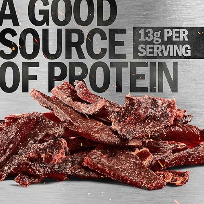 JACK LINKS ORIGINAL ZERO SUGAR BEEF JERKY 2-PACK 7.3 OZ - HIGH PROTEIN, 100 REAL BEEF SNACKS