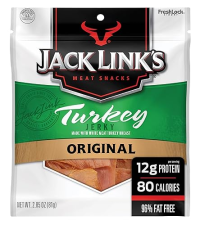 JACK LINKS ORIGINAL TURKEY JERKY 2.85 OZ - HIGH PROTEIN SNACK, 12G PROTEIN, 100 REAL TURKEY