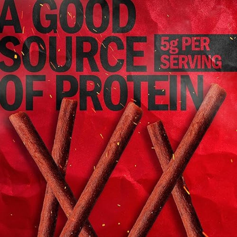 JACK LINKS ORIGINAL MEAT STICKS, 5G PROTEIN, BEEF PORK, KETO FRIENDLY, 20 PACK, 0.8OZ EACH