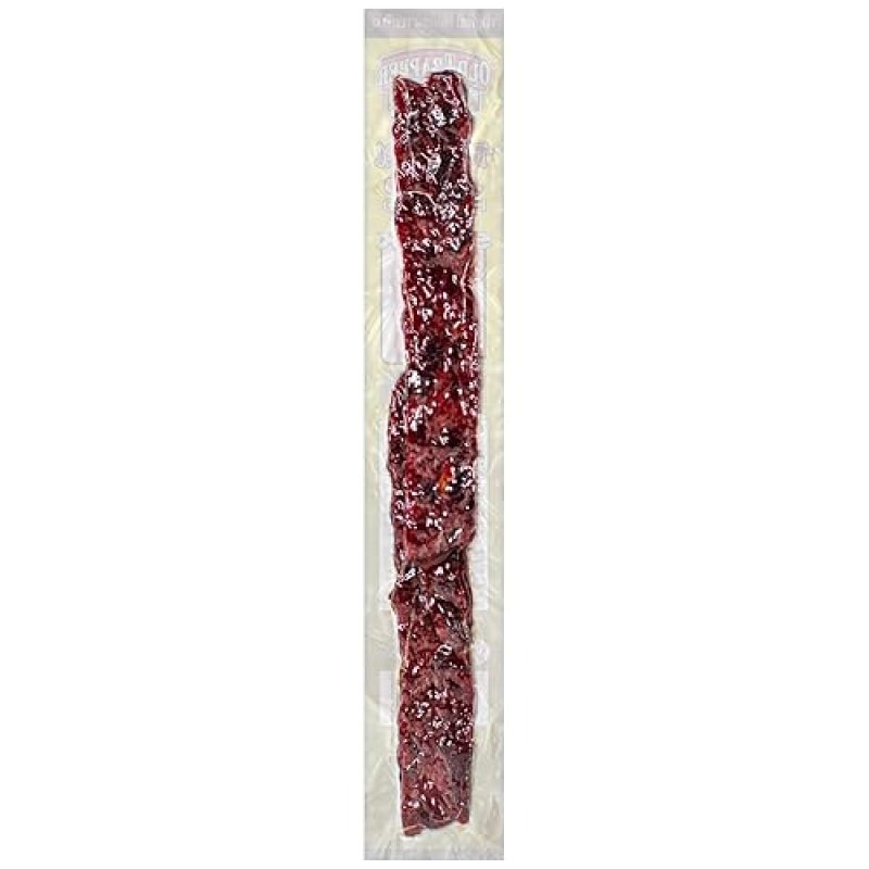 OLD TRAPPER TERIYAKI KIPPERED STEAK SNACK, 2OZ INDIVIDUALLY WRAPPED, 22G PROTEIN, PACK OF 12