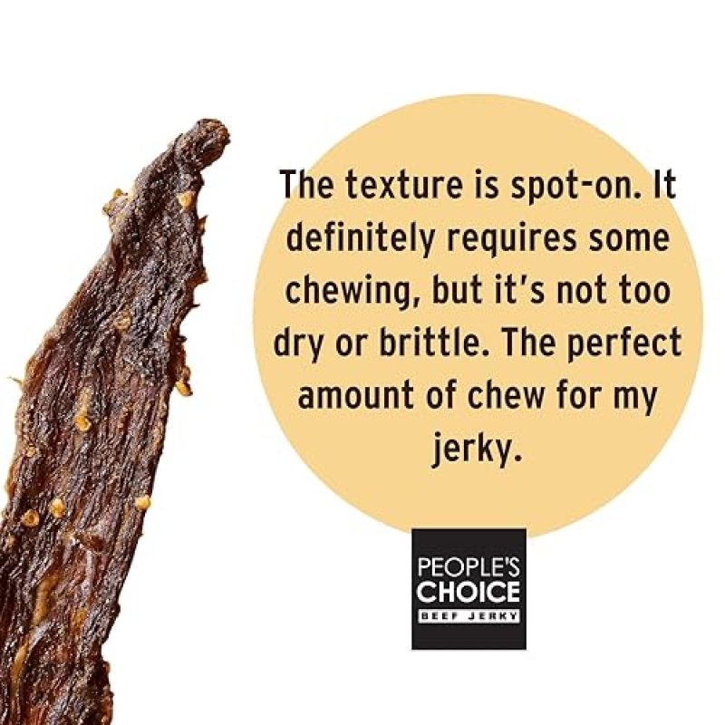 PEOPLE S CHOICE SWEET CHILI HABANERO BEEF JERKY SWEET SPICY, 9G PROTEIN, 1 LB BAG USA
