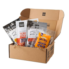 PEOPLE S CHOICE SWEET TOOTH BEEF JERKY VARIETY PACK HIGH PROTEIN MEAT SNACK GIFT SET USA