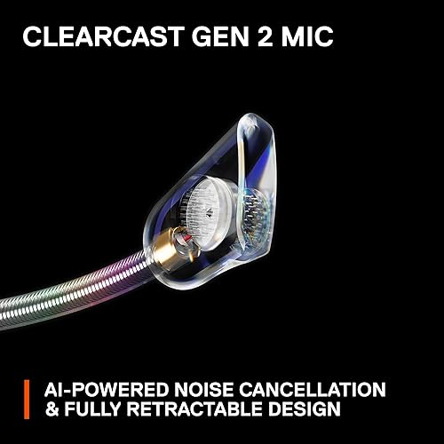 STEELSERIES ARCTIS NOVA PRO WIRELESS GAMING HEADSET WITH ANC, HI-FI AUDIO CLEARCAST MIC