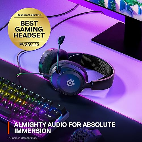 STEELSERIES ARCTIS NOVA 1 GAMING HEADSET HI-FI, 360 AUDIO, NOISE-CANCELLING MIC, MULTI-PLATFORM