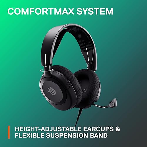 STEELSERIES ARCTIS NOVA 1 GAMING HEADSET HI-FI, 360 AUDIO, NOISE-CANCELLING MIC, MULTI-PLATFORM