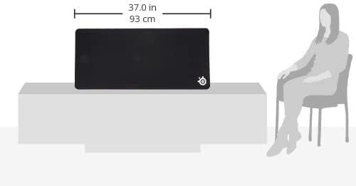 STEELSERIES QCK XXL GAMING MOUSE PAD THICK CLOTH SURFACE, EXTRA LARGE DESK COVERAGE