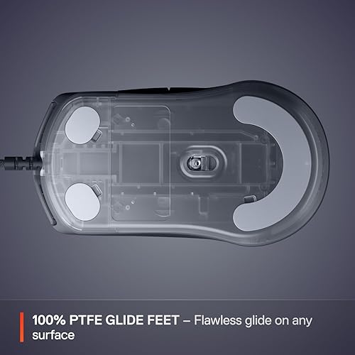 STEELSERIES RIVAL 3 GEN 2 GAMING MOUSE 8500 DPI OPTICAL SENSOR 60M CLICKS RGB BLACK