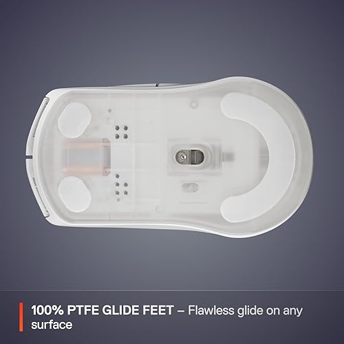 STEELSERIES RIVAL 3 WIRELESS GEN 2 GAMING MOUSE 18000 DPI BLUETOOTH 2.4GHZ WHITE LIGHT-WEIGHT