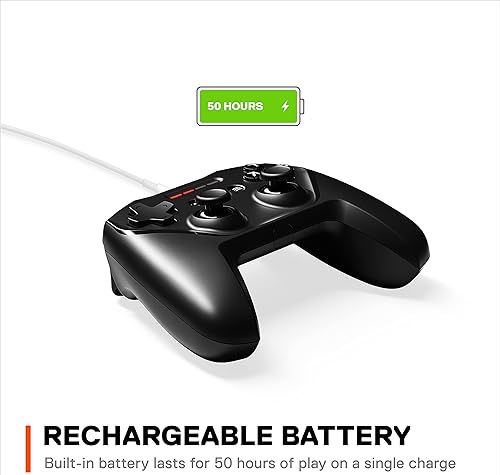 STEELSERIES NIMBUS BLUETOOTH MOBILE GAMING CONTROLLER FOR IPHONE IPAD APPLE LICENSED 50 HR BATTERY