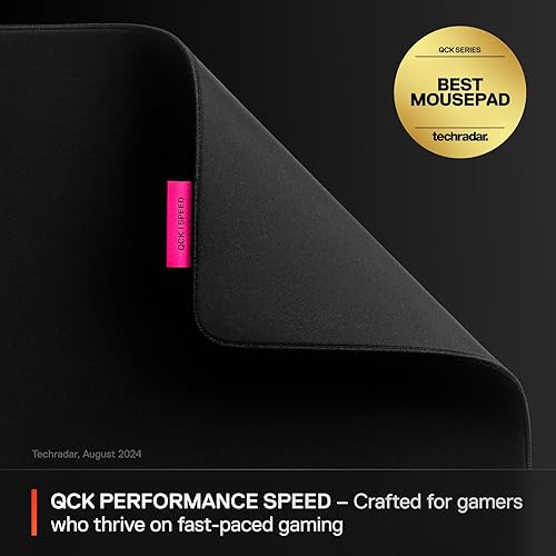 STEELSERIES QCK L GAMING MOUSEPAD EXTRA DENSE, SMOOTH GLIDE, NON-SLIP BASE, 16.54X19.29