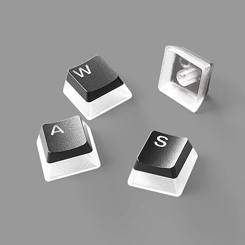 STEELSERIES PRISMCAPS DOUBLE SHOT PUDDING KEYCAPS DURABLE PBT FOR MECHANICAL KEYBOARDS BLACK