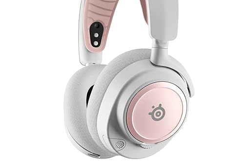 STEELSERIES NOVA BOOSTER PACK GAMING HEADSET ACCESSORY WITH NYLON HEADBAND ROSE QUARTZ PLATES