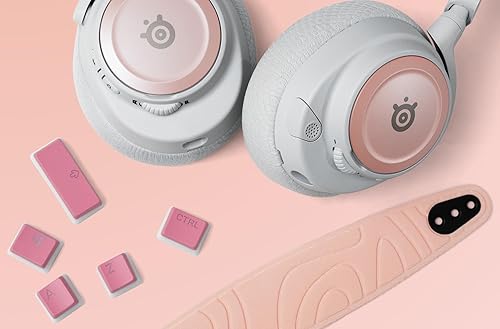 STEELSERIES NOVA BOOSTER PACK GAMING HEADSET ACCESSORY WITH NYLON HEADBAND ROSE QUARTZ PLATES