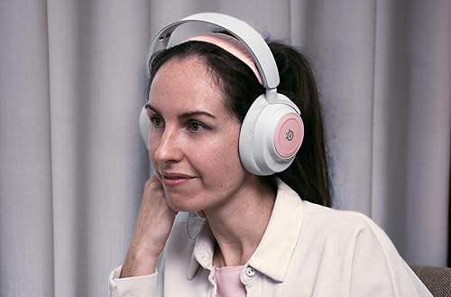 STEELSERIES NOVA BOOSTER PACK GAMING HEADSET ACCESSORY WITH NYLON HEADBAND ROSE QUARTZ PLATES