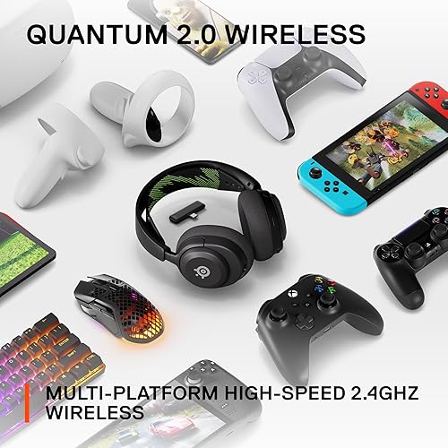 STEELSERIES ARCTIS NOVA 4X WIRELESS GAMING HEADSET 360 AUDIO 36HR BATTERY USB-C XBOX PC PS5 SWITCH