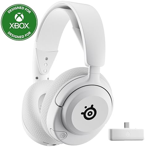 STEELSERIES ARCTIS NOVA 5X WIRELESS GAMING HEADSET WHITE 60H BATTERY, MULTI-SYSTEM, GEN2.X MIC