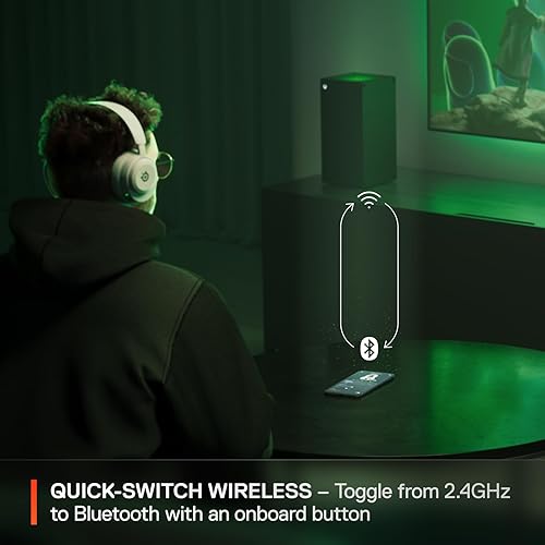 STEELSERIES ARCTIS NOVA 5X WIRELESS GAMING HEADSET WHITE 60H BATTERY, MULTI-SYSTEM, GEN2.X MIC