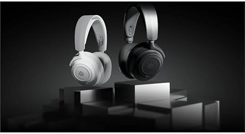 STEELSERIES ARCTIS NOVA 7 WIRELESS GEN 2 GAMING HEADSET WHITE 50 HR, BLUETOOTH, PC, PS5, SWITCH