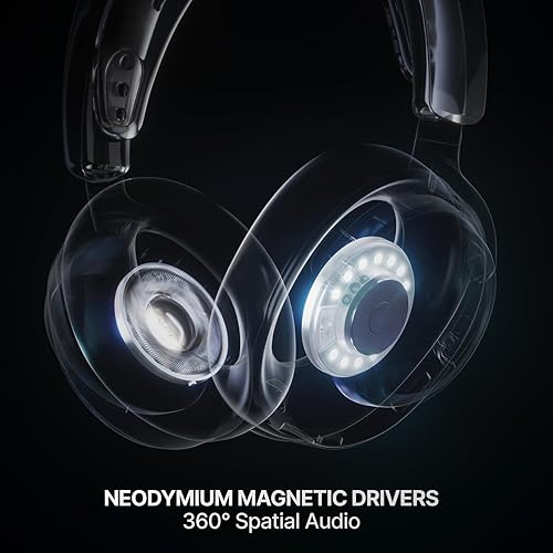 STEELSERIES ARCTIS NOVA 7 WIRELESS GEN 2 GAMING HEADSET WHITE 50 HR, BLUETOOTH, PC, PS5, SWITCH